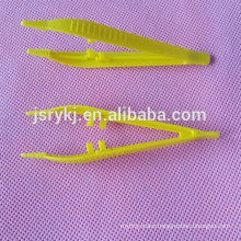 2015 China disposable medical clamp plastic sponge holder forceps 10.9cm